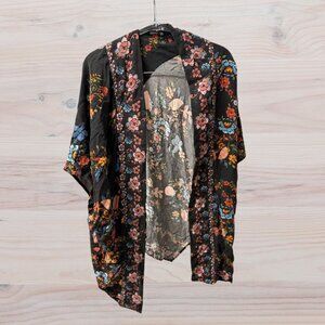 Miss me Floral Kimono Wrap Cardigan - Size S